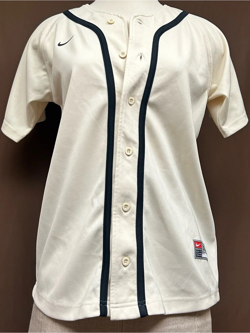 Retro Baseball button up short sleeve shirt